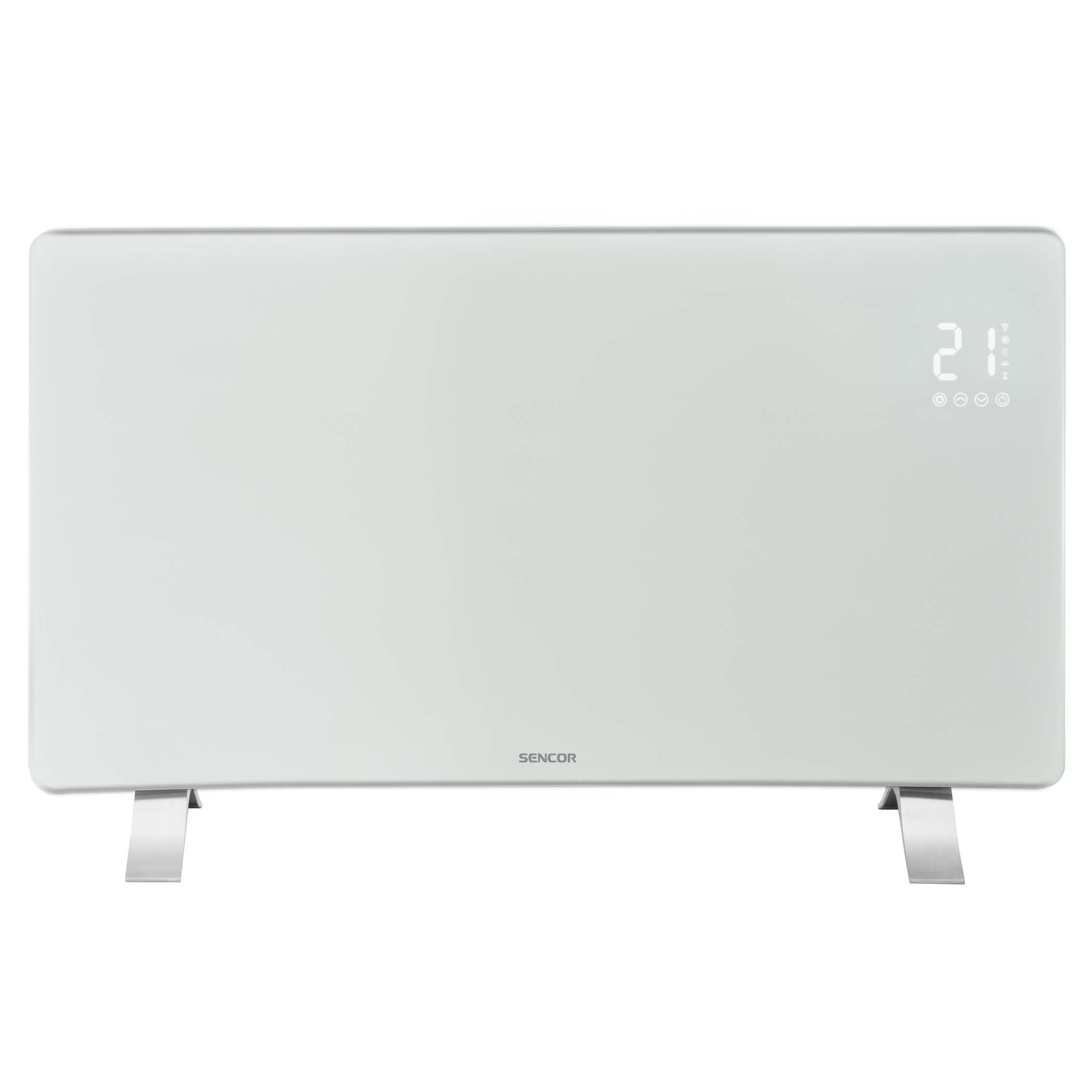 Умный стеклянный конвектор Wi-Fi | SCF 4740WH | Russian.Sencor.com