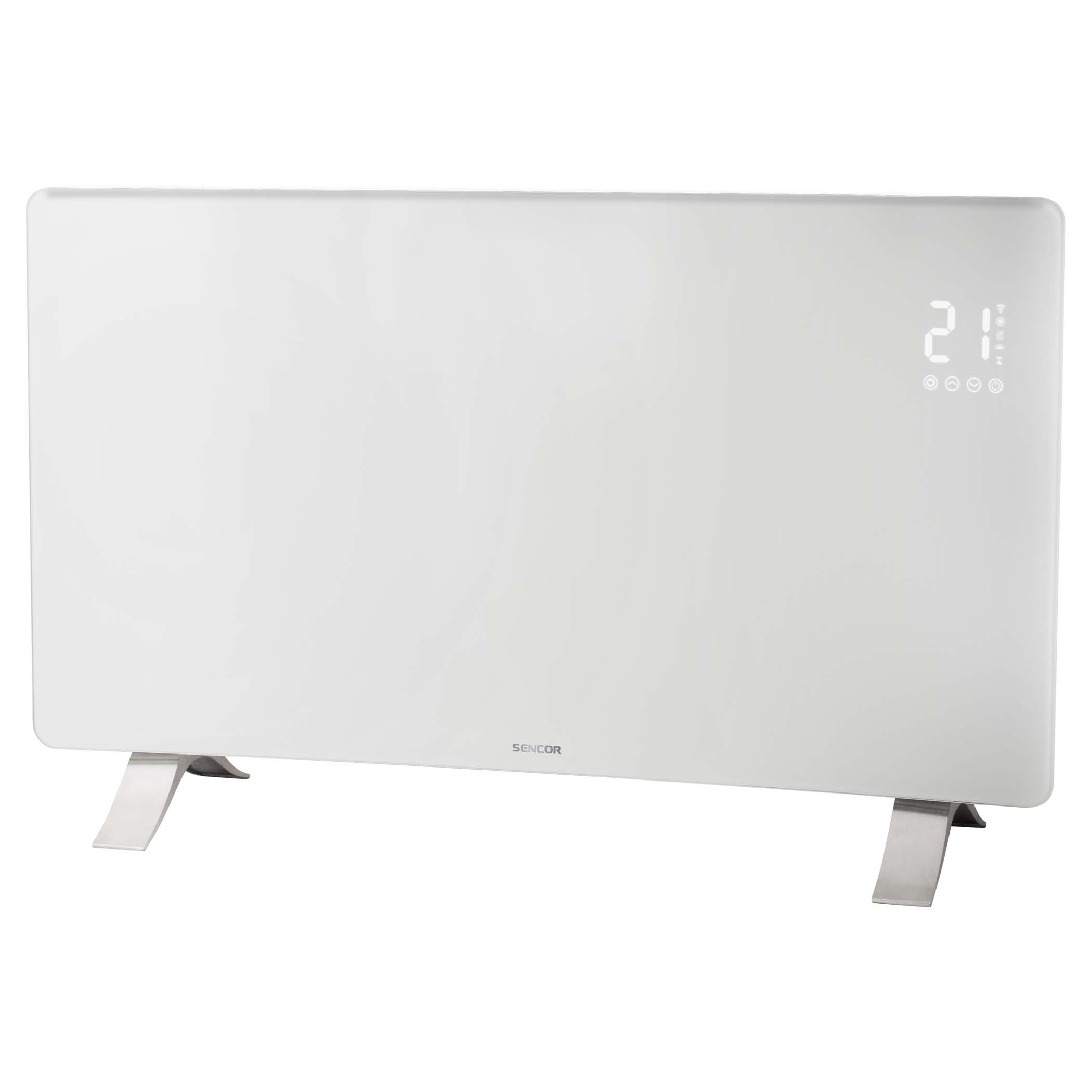 Умный стеклянный конвектор Wi-Fi | SCF 4740WH | Russian.Sencor.com